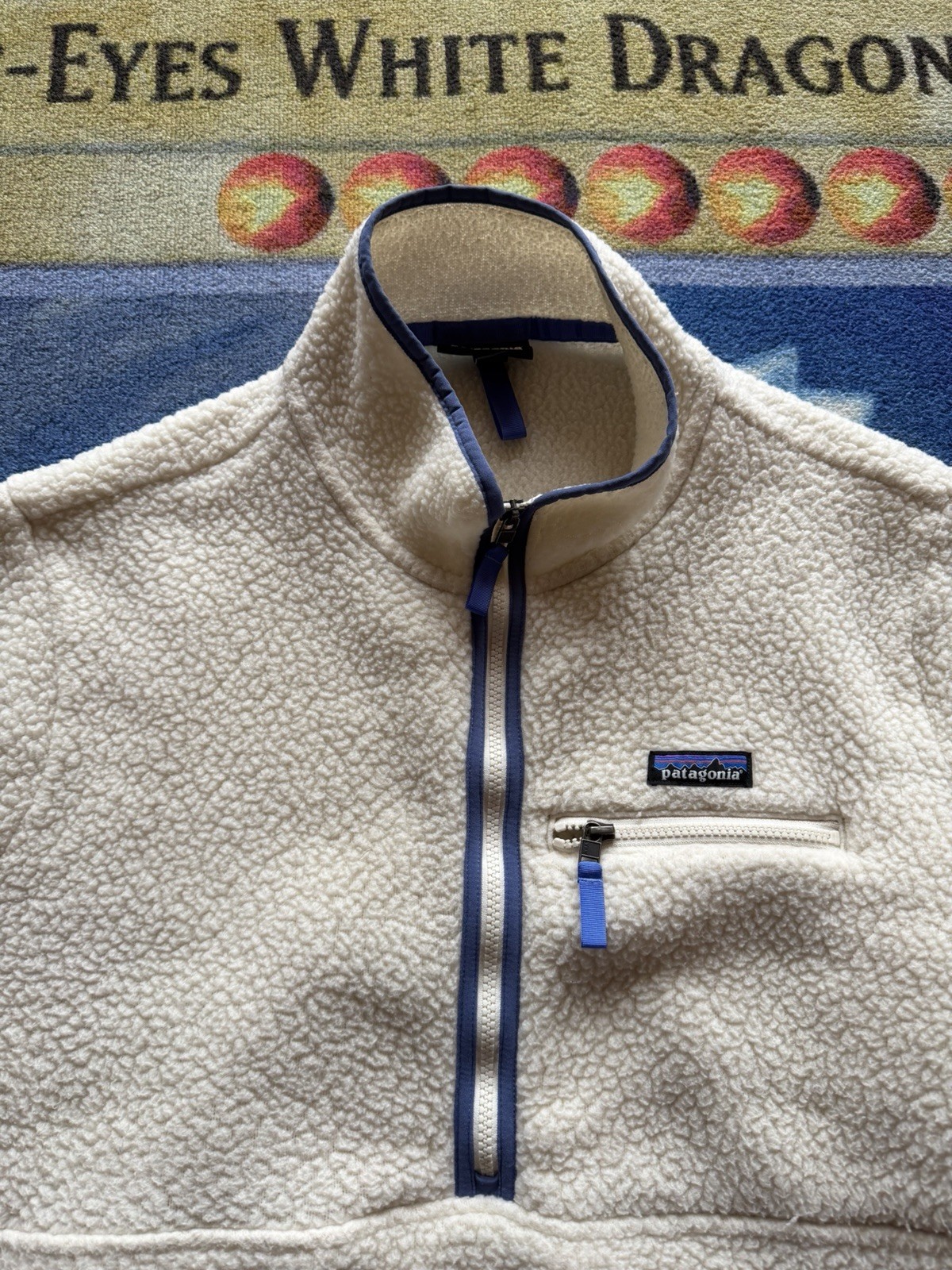 Patagonia Retro Pile Marsupial Pullover Zip Fleece Jacket Women’s 2XL Retro-X