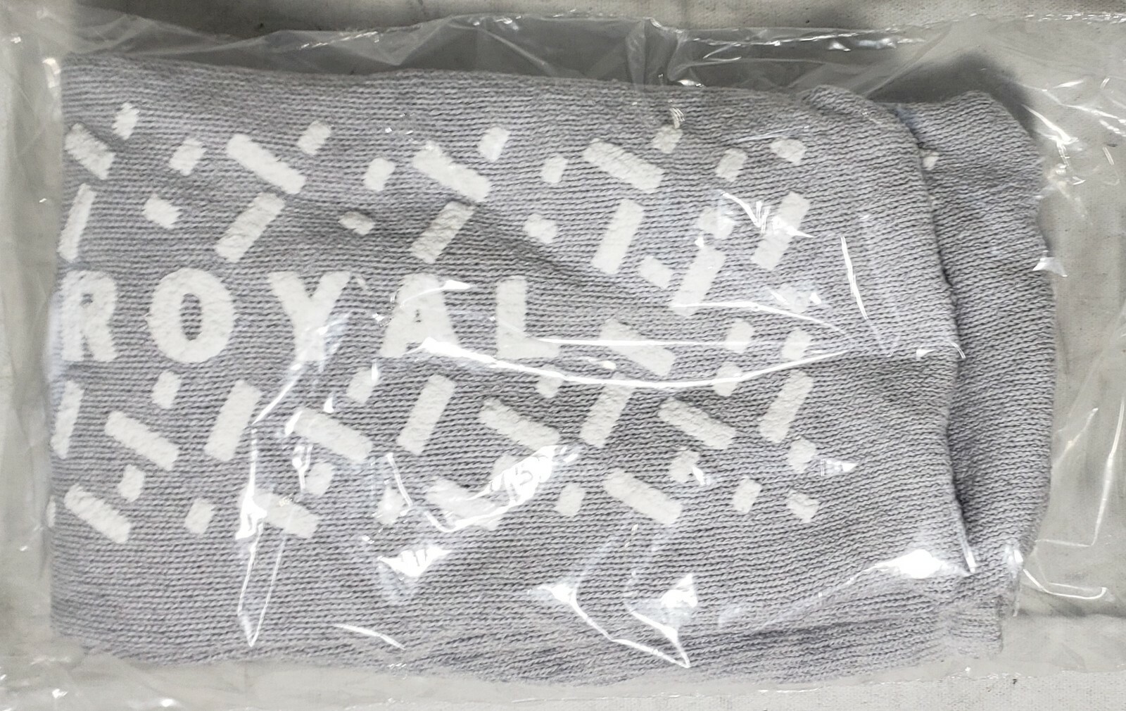 Box of 24 Pairs Deroyal Double Sided Footies Non Skid Hospital-Grade L/XL Gray
