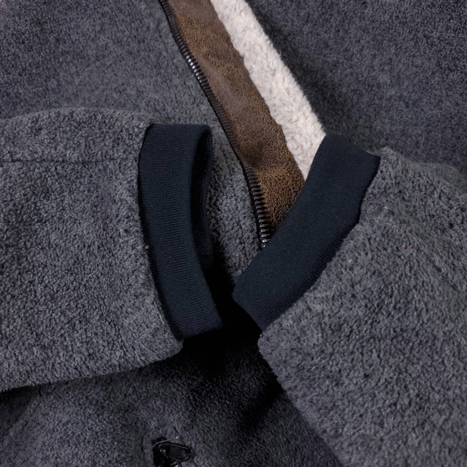 Kuhl Jacket Sweater Sherpa Fleece Elbow Pad Size Small