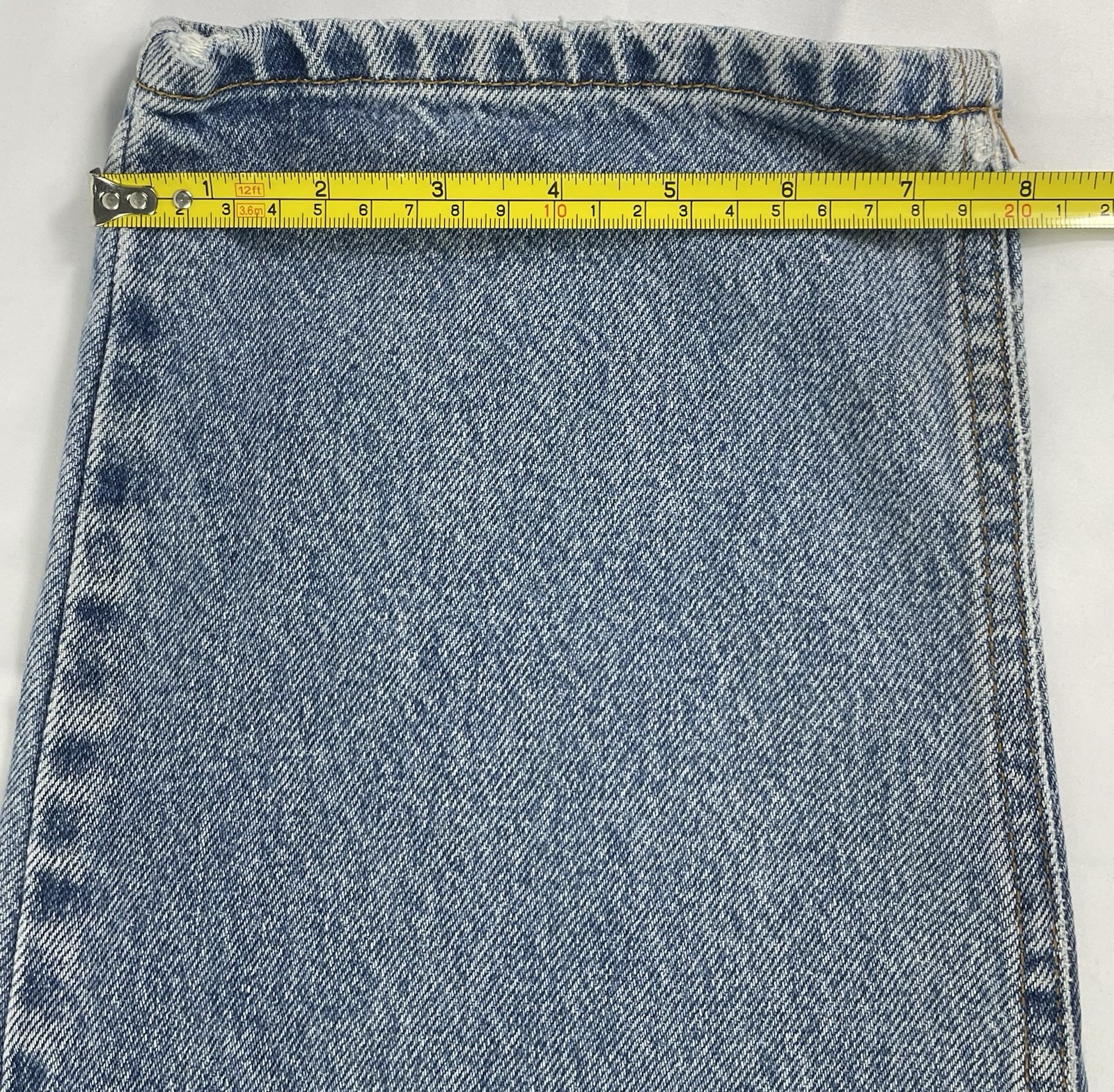 Vintage Calvin Klein Men’s 36×30 Stone Washed Blue Jeans “Fit Like 34×30”