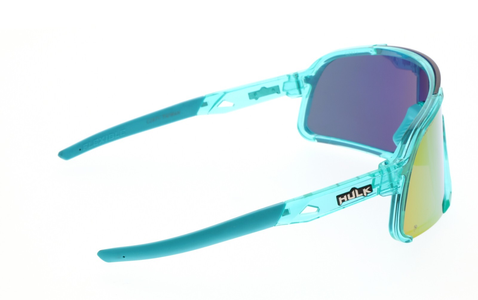 MCR HK45PZP Hulk Coral Glow Frame Safety Glasses Polarized Pink Mirror Lens