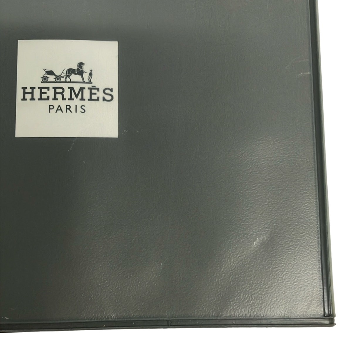 HERMES saxe blue Taurillon Clemence Square G Accessory Case