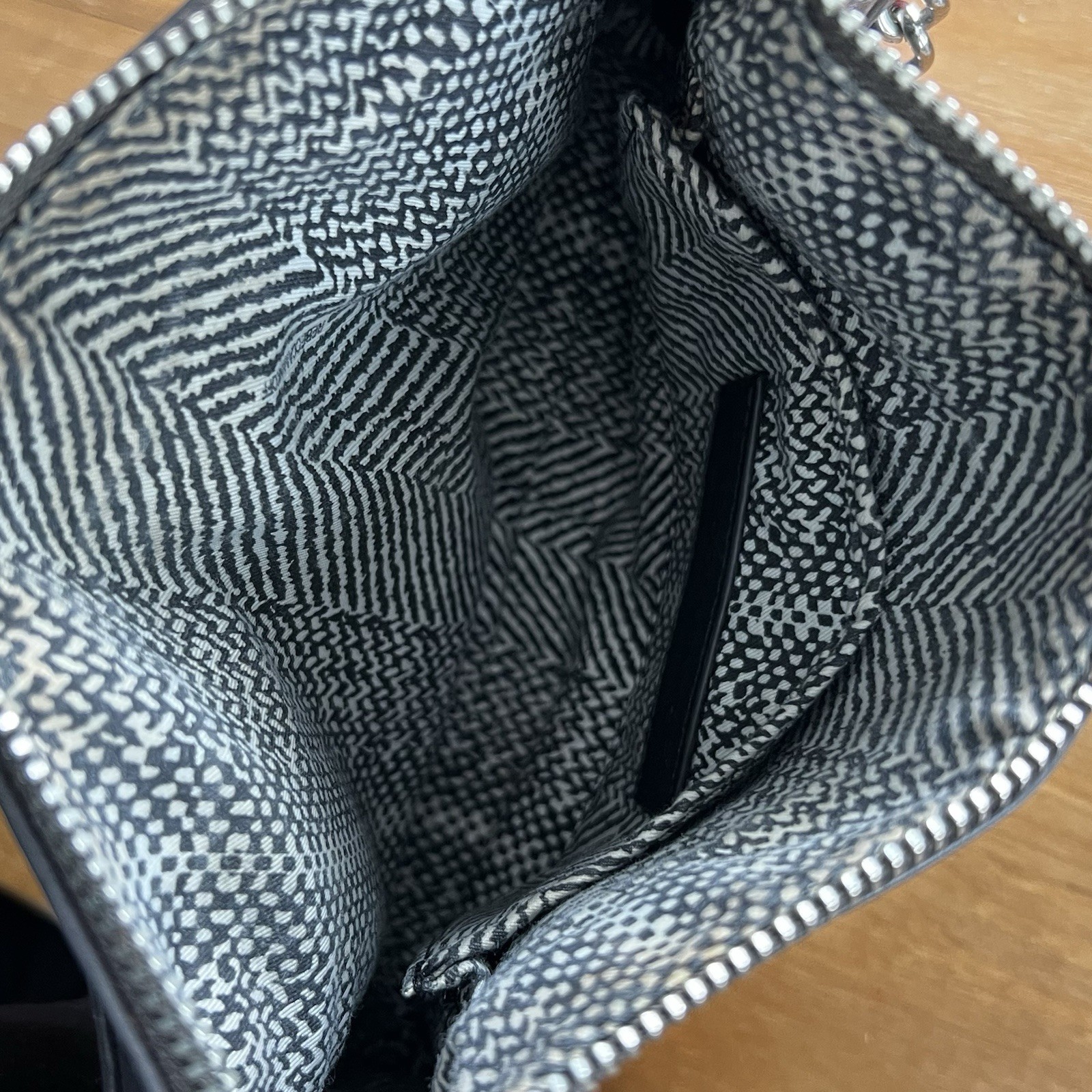 Rebecca Minkoff Crossbody MINI MAC Bag Gray Chain and Leather Strap