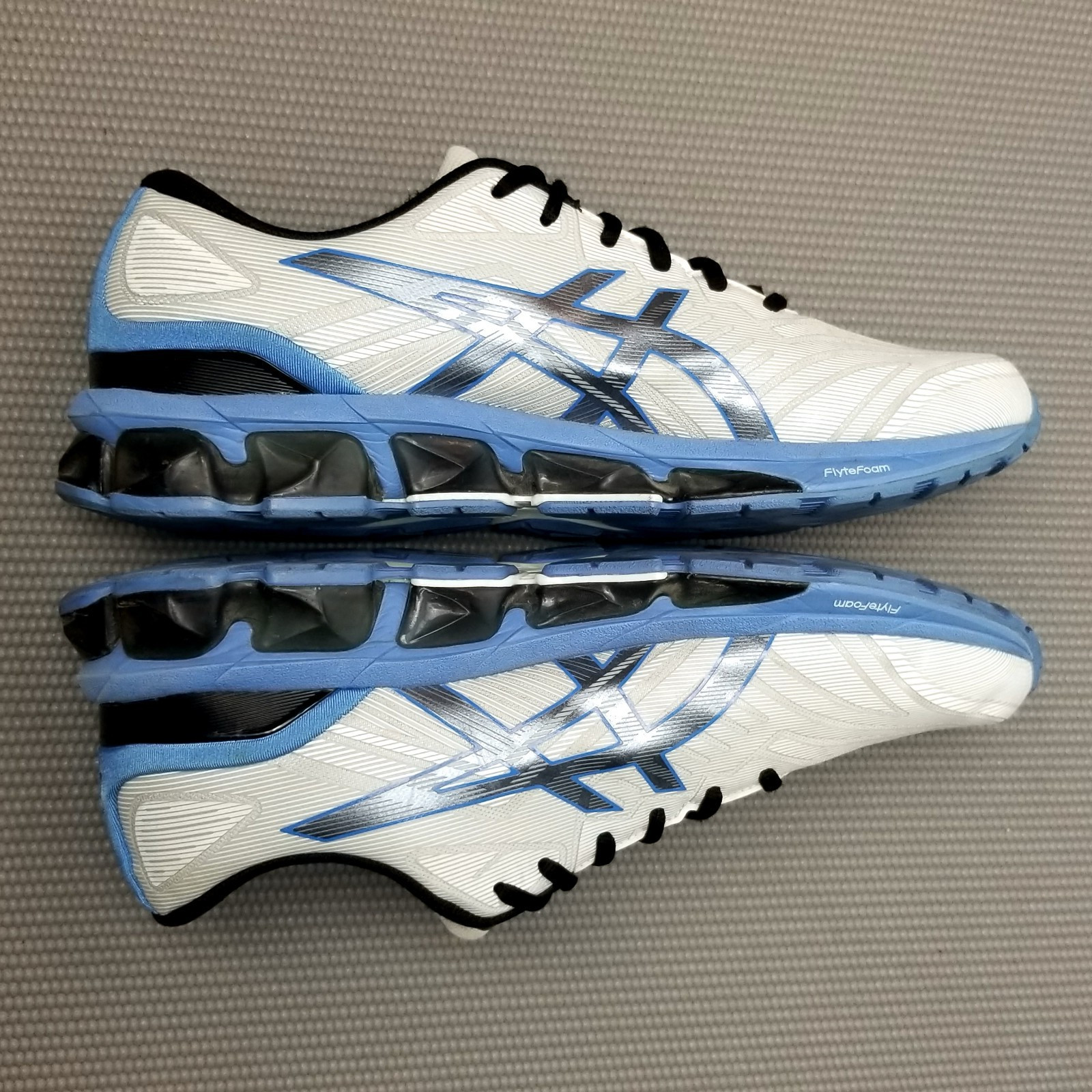 ASICS Sneakers Mens Sz 11 Blue White Black Gel Quantum 360 VII Comfort 1201A481