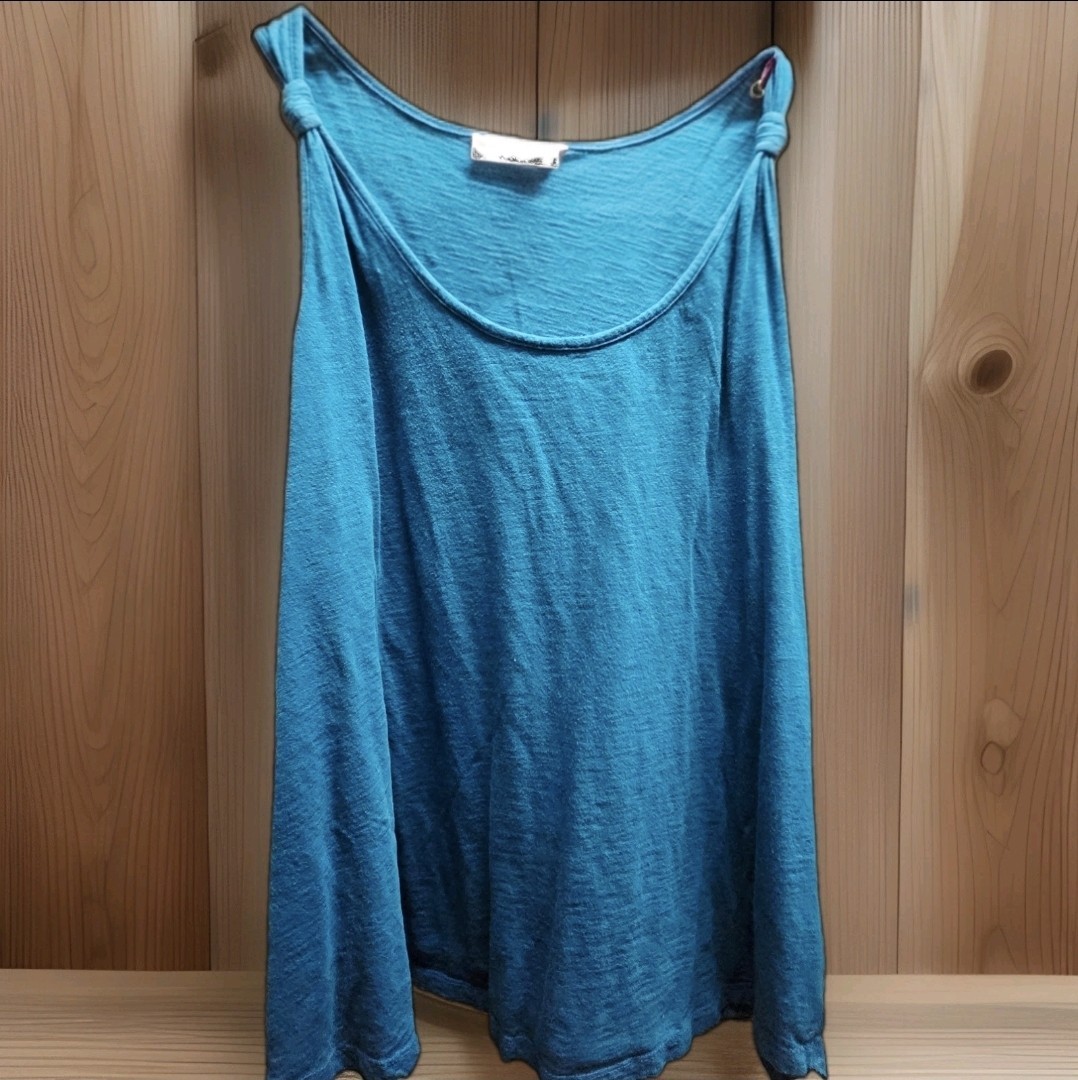 Time and True Woman Tank Top Sleeveless Size XXXL Bluegreen