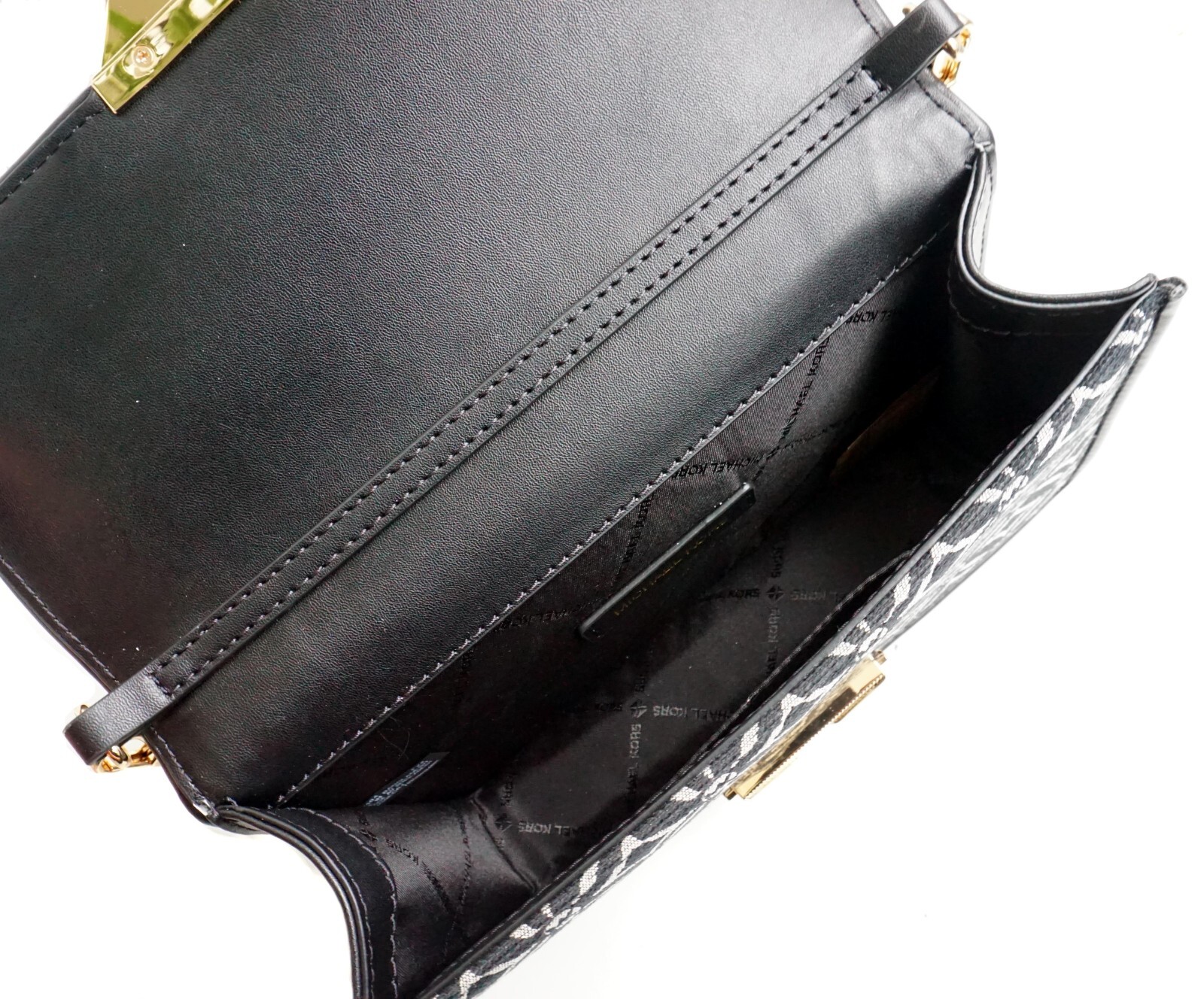 Michael Kors Women’s Bag Crossbody Cece MD Flap Strctrd. Xbody Black New