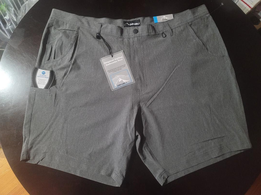 Denali Men’s Hybrid Stretch Quick Dry Shorts Nwt $55