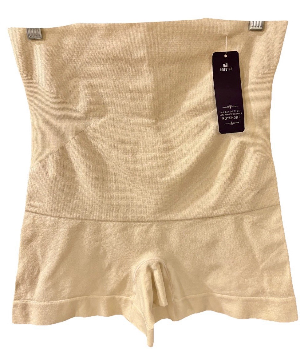 EMPETUA SHAPEWEAR XL High Waisted Boy Short Polyester Spandex New With Tags