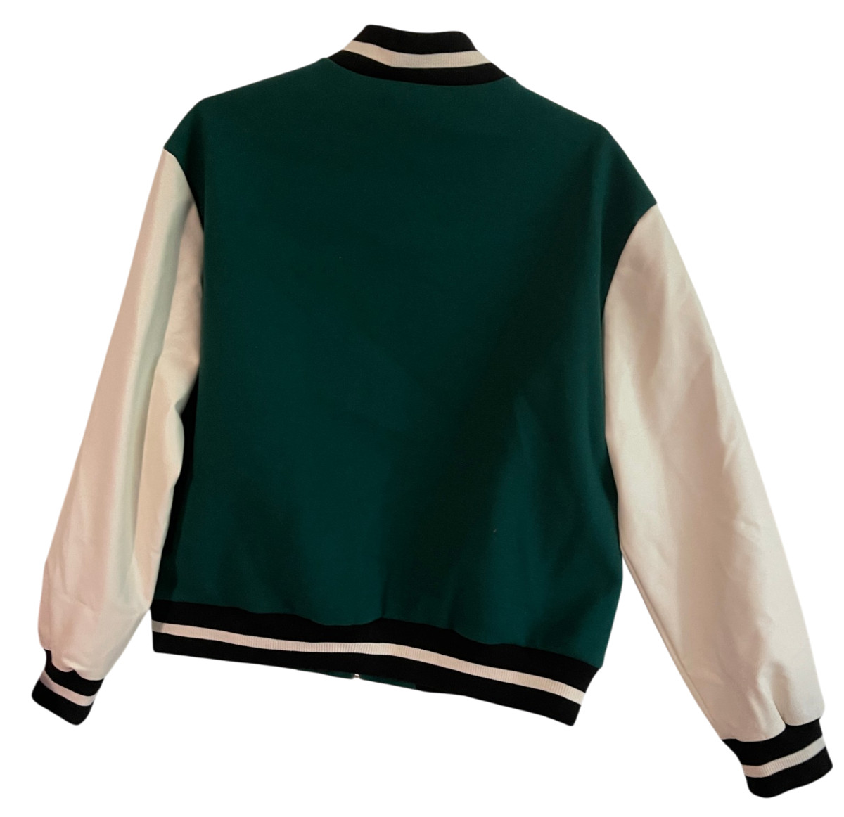 Wild Fable™ Women’s Size Medium Game Day Varsity Jacket – Green NEW