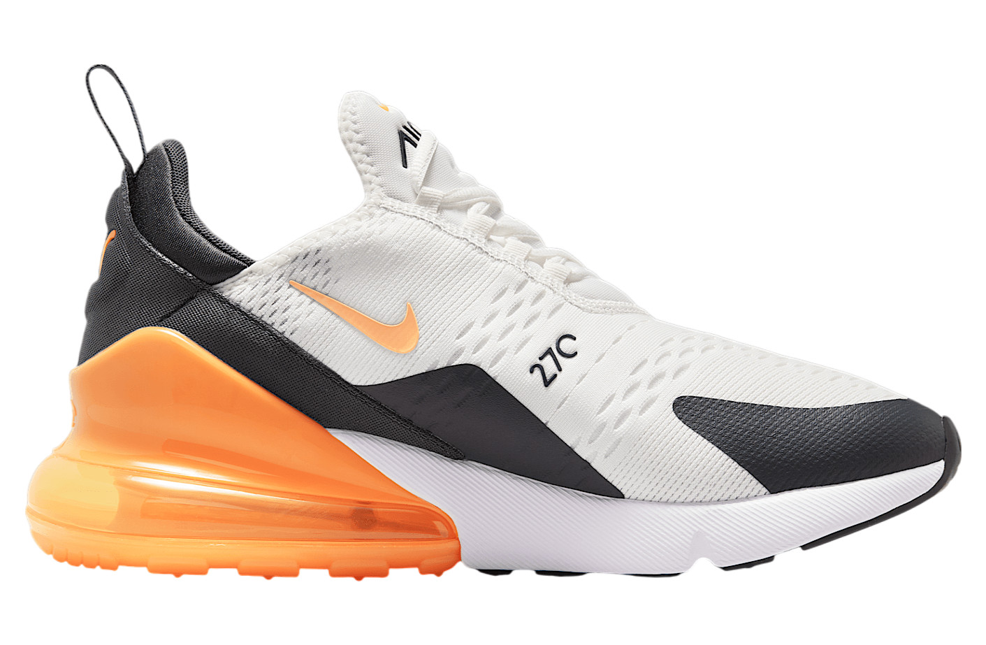 Nike Air Max 270 Summit White Laser Orange Black AH8050-114 Men’s