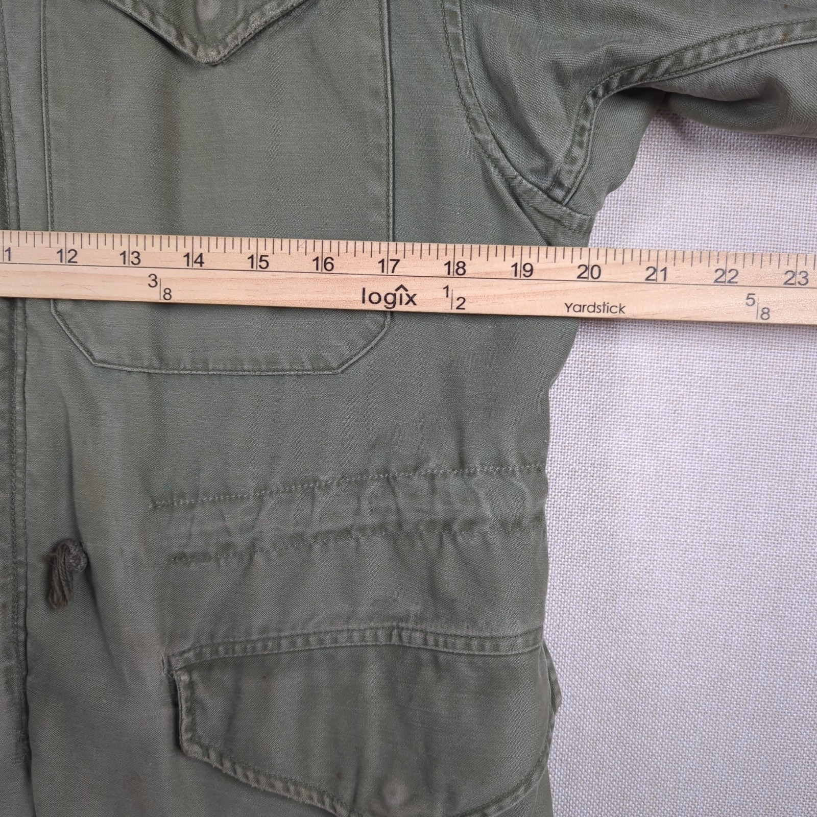 VTG 50s US Army M-51 Field Jacket Small OG-107 Green Distressed Korean War