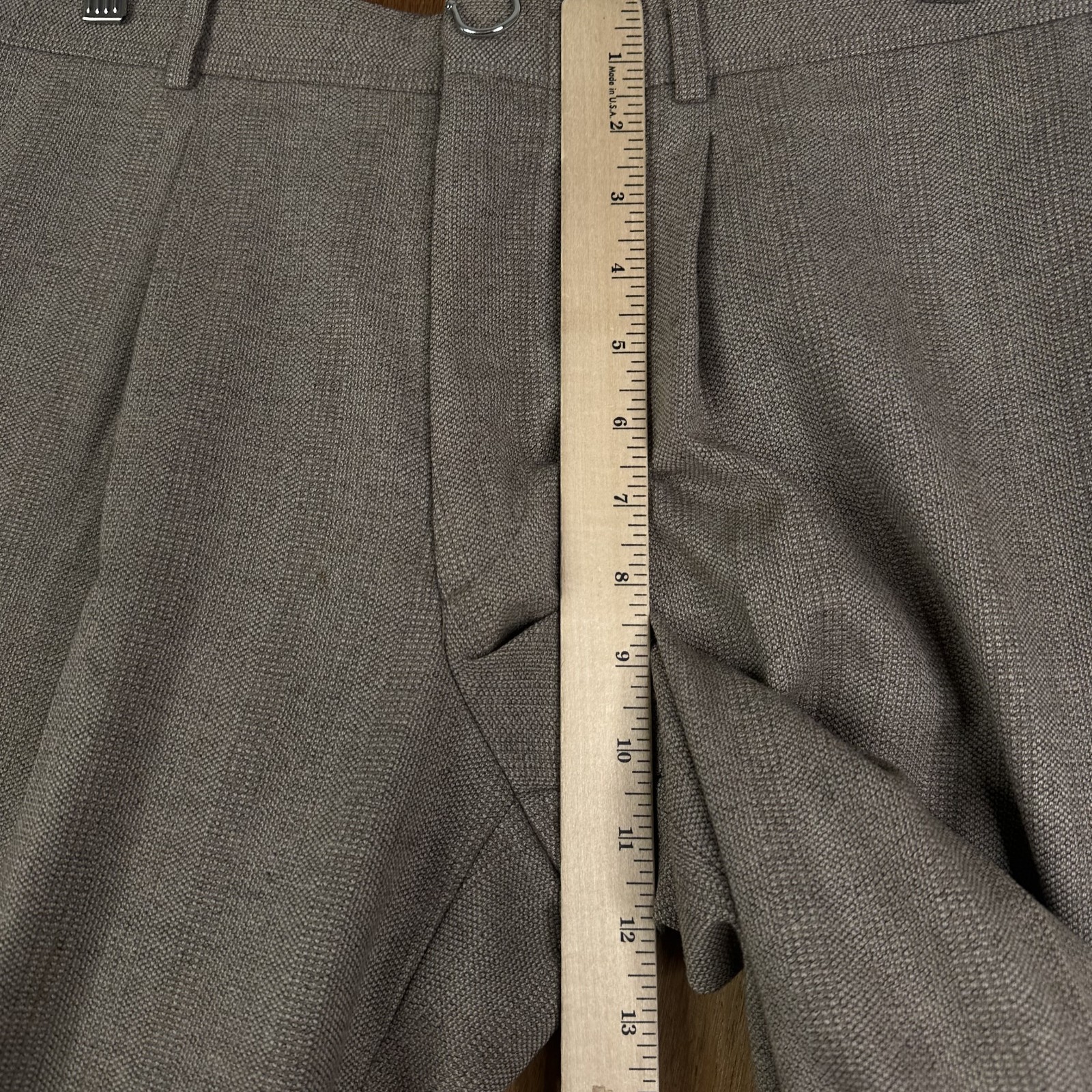 Daniel Hechter Suit Mens 38R Tan 2 Button 100% Wool Pants 34×30 Pleated Canvased