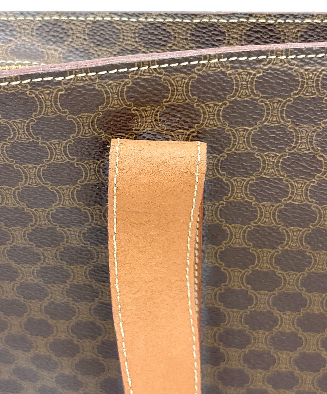 CELINE Tote bag Monogram Brown MC98 1 Authentic From Japan
