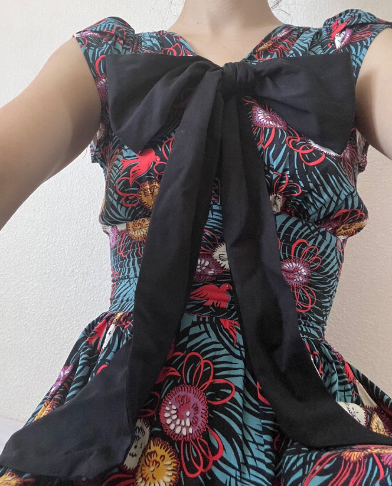 ED2026 Trashy Diva Bianca Petal Long Dress Curious Corsage Size 0