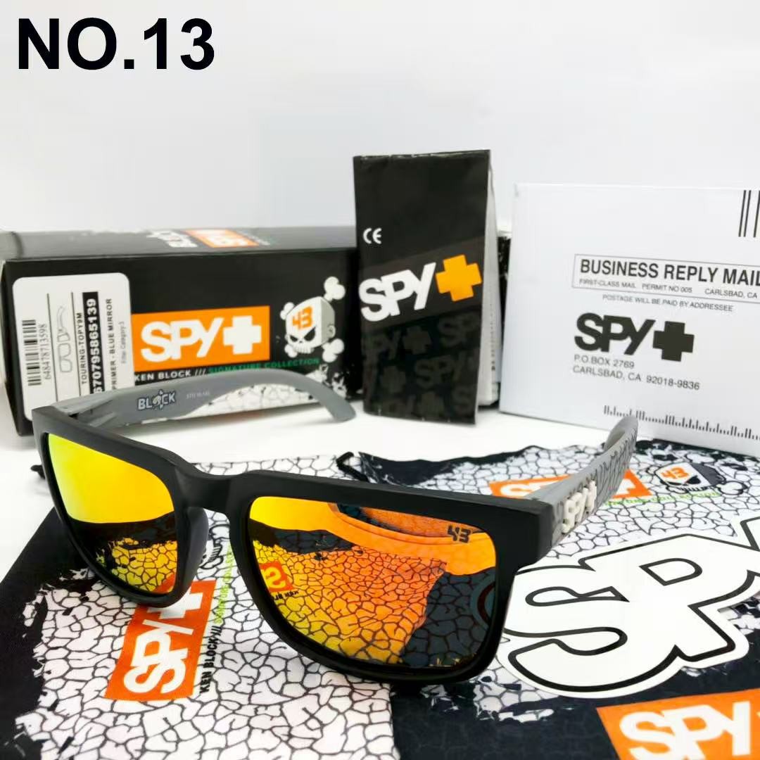 New Spy Polarized Sunglasses Men Classic Ken Block Unisex Square Original Box.
