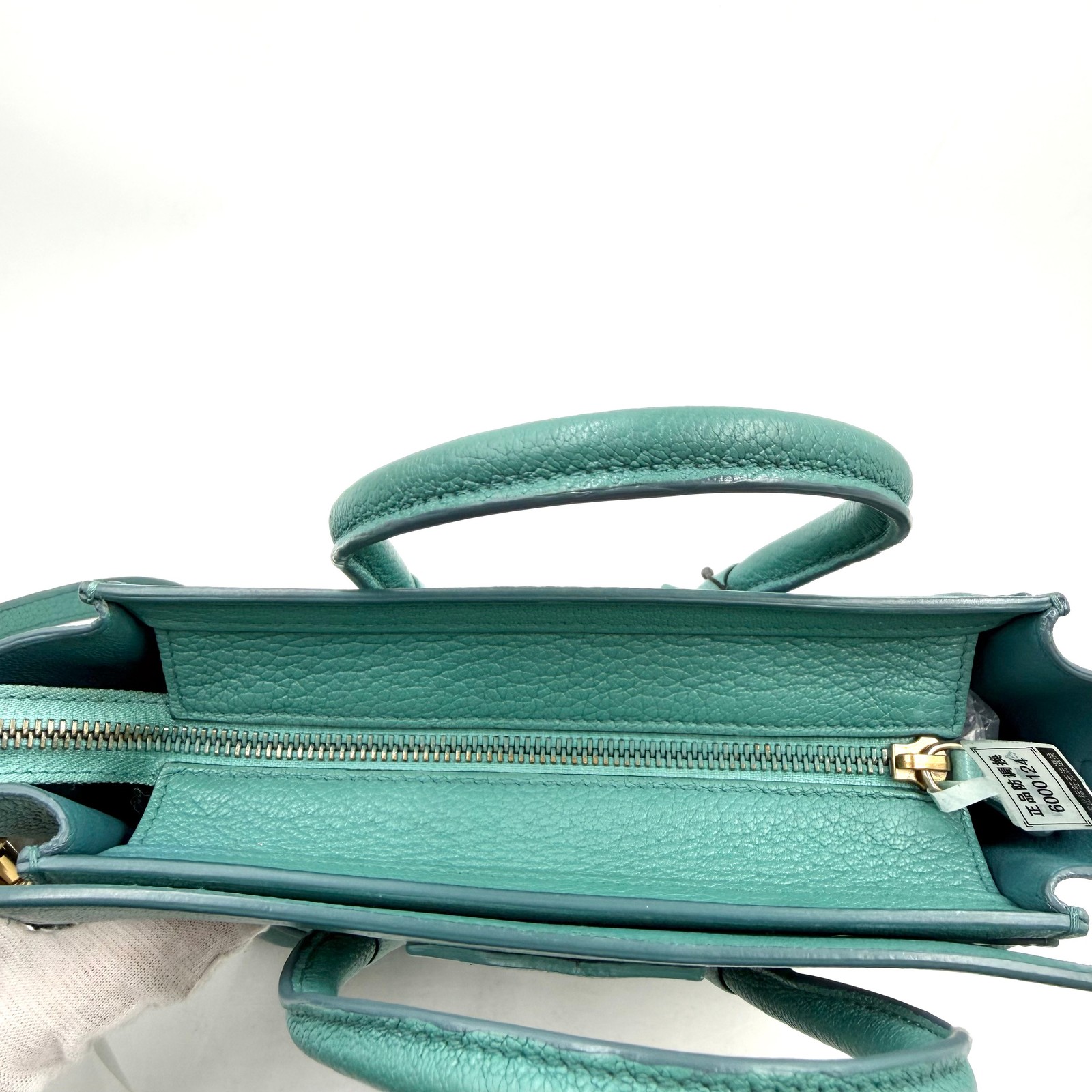 1821 Pre-owned Celine Nano Luggage pebbled leather handbag 26.03.03