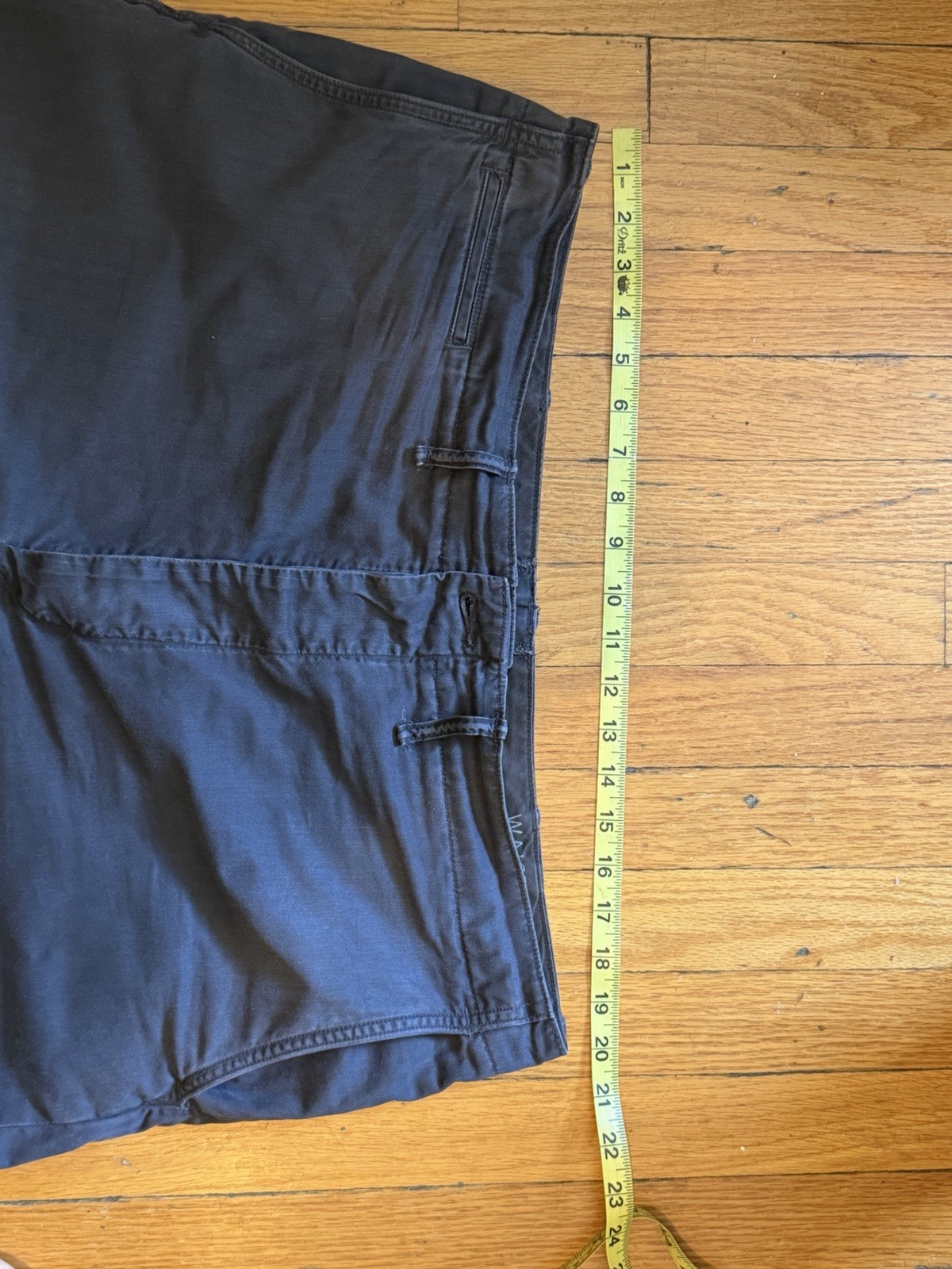 RRL Ralph Lauren Herringbone Twill Field Washed Black 38×32 actually 40×31