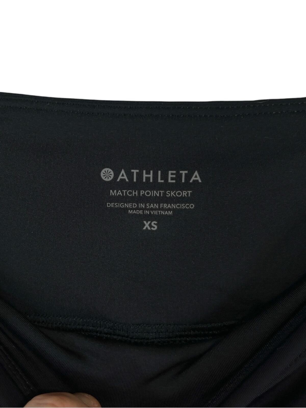 Athleta Match Point Skort 13.5″ in Black Women’s size XS