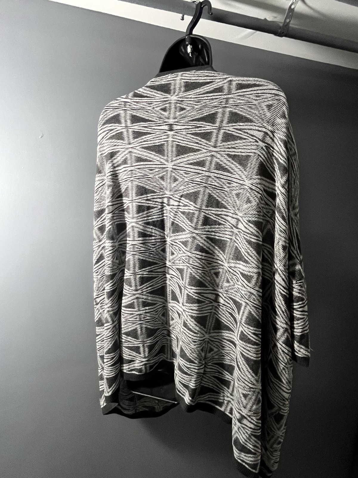New Nordstrom Rack Lightweight Cardigan Sweater Open Front Grey Womens OX / 1X