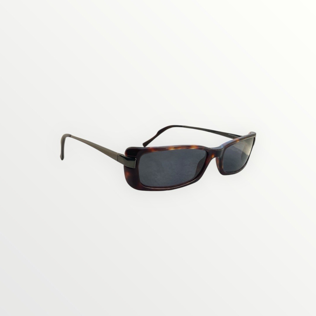 Vintage 1990s Vogue VO-2285 Tortoise Rectangle Sunglasses