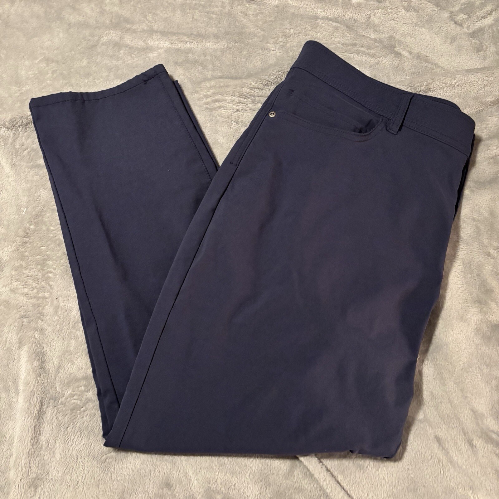 Weatherproof Vintage Tech Pant Mens Size 38×29 Blue Stretch Nylon Fabric 1720722