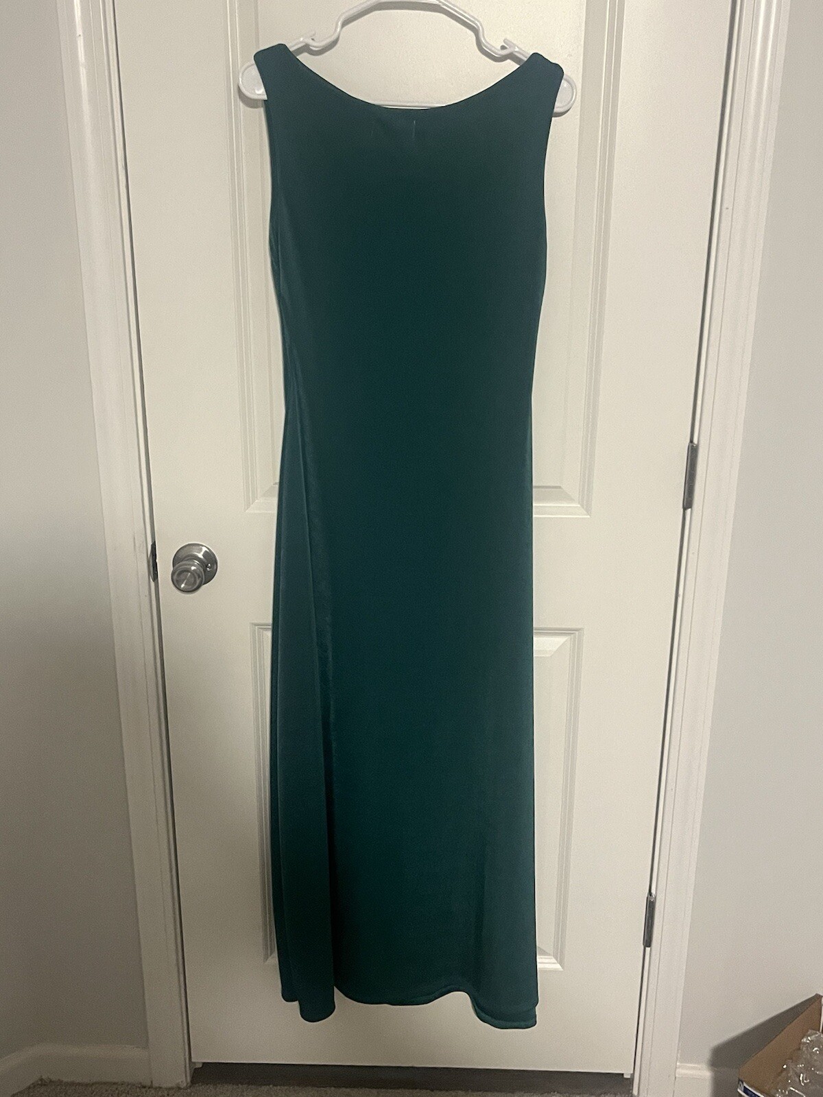 NWT Rebdolls Lainey Slink Cap Sleeve Maxi A Line Gown Dress Size M 6/8 Green