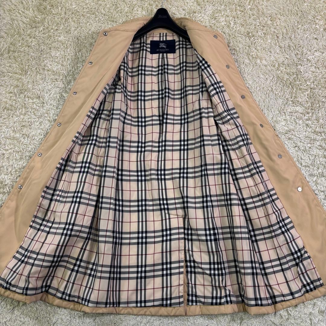 Burberry London Nova check belt quilting jacket coat