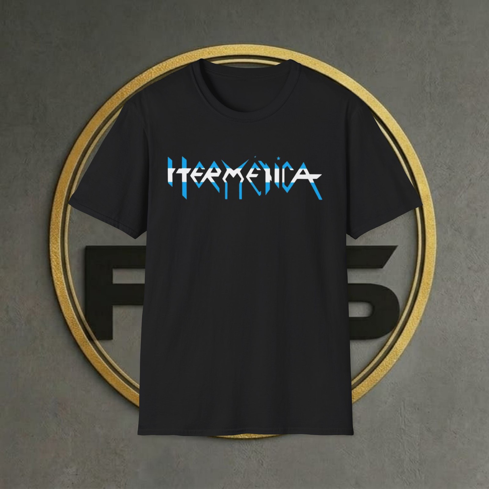 Hermetica BAnda Argentina Unisex Softstyle T-Shirt 4 COLORS