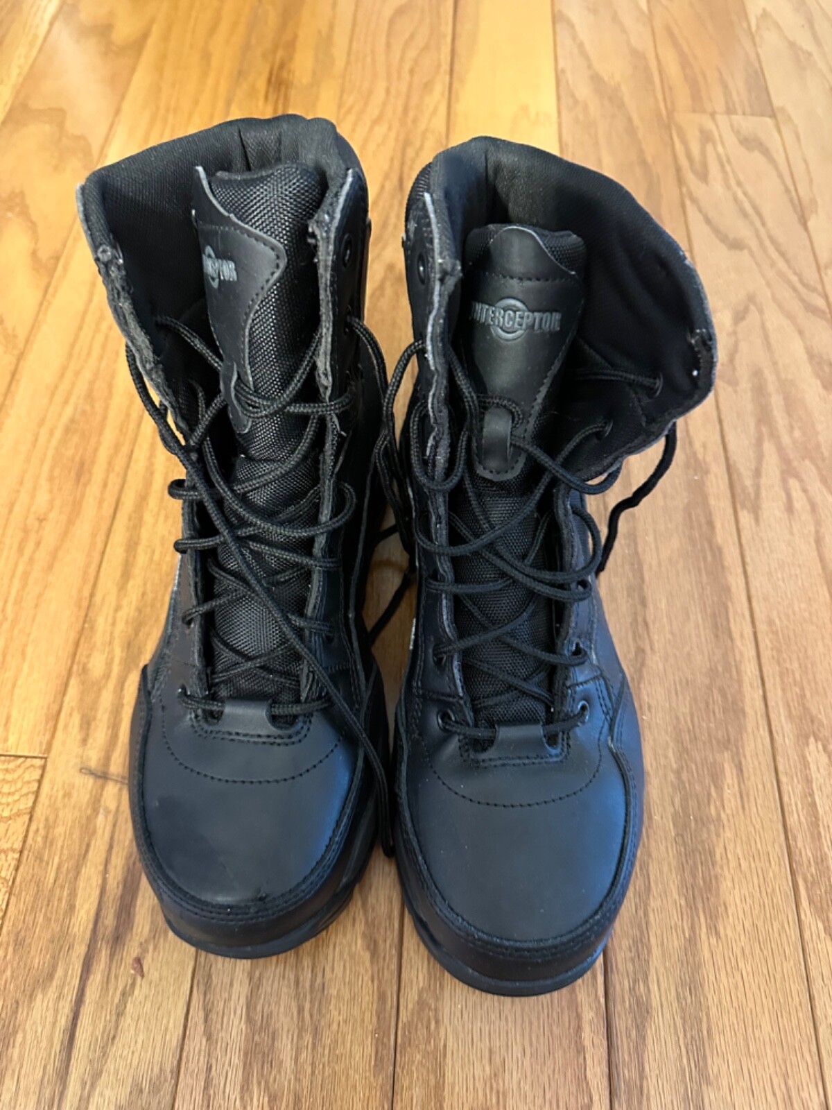 Combat Boots Interceptor Men Black ASTM Rated Lightweight Mesh And Leather 9