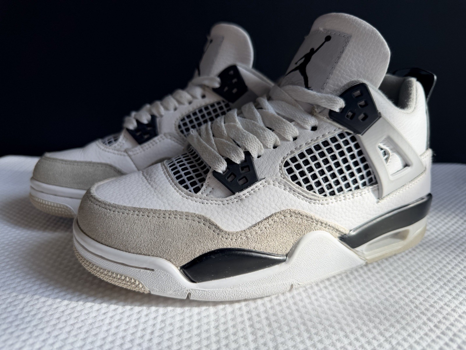 Size 4.5 – Jordan 4 Retro Mid Military Black