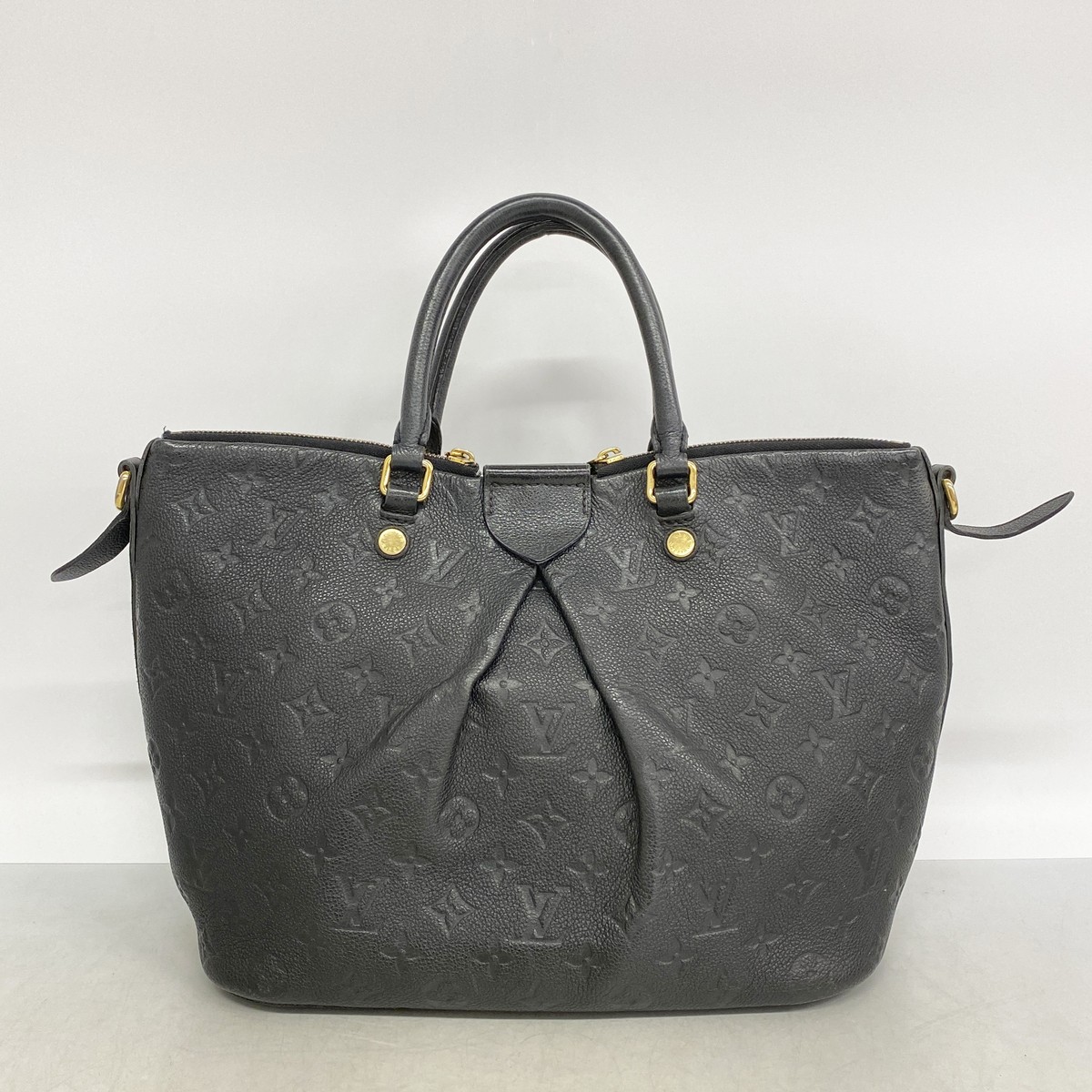 Auth [6ge5991-k] LOUIS VUITTON Handbag Monogram Empreinte Mazarine MM M50643…