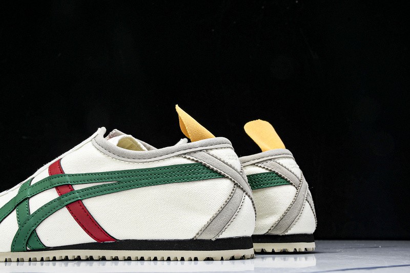 Onitsu*ka Tiger Mexico 66 Birch Green Red Yellow DL408-1684 Unisex Size 4-11