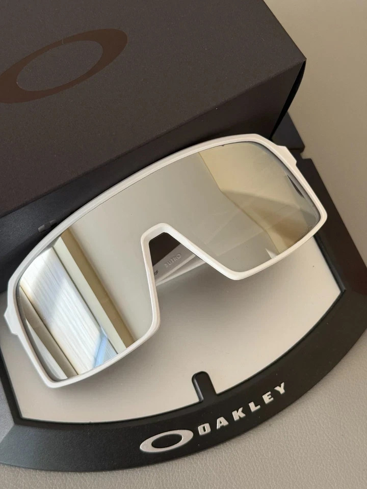 Oakley Sutro OO9406 Polished White Frame Prizm Mirror Lens Sunglasses