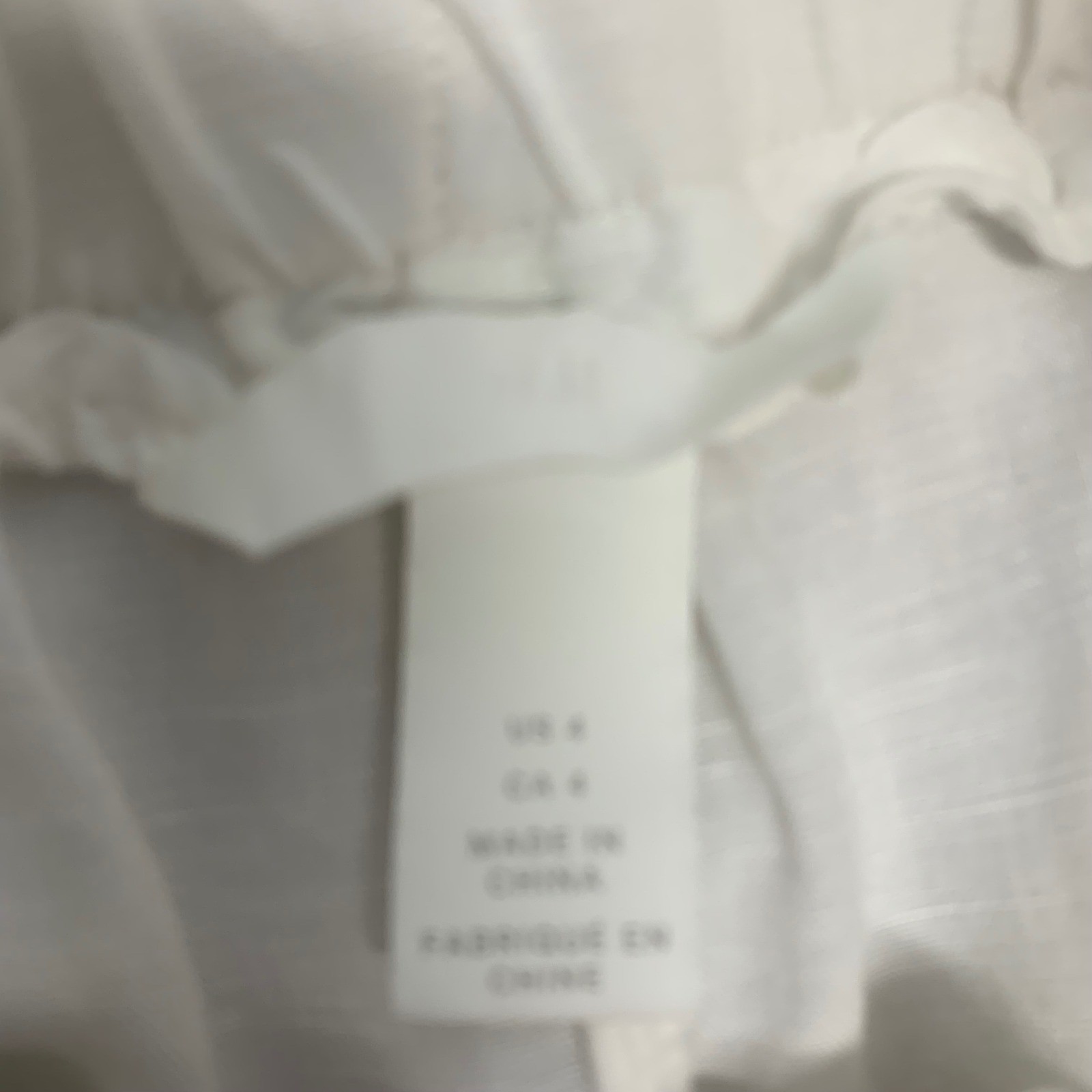 H&M White Linen Blend Paperbag High Rise Tie Belt Tapered Pants Size 4 Pockets