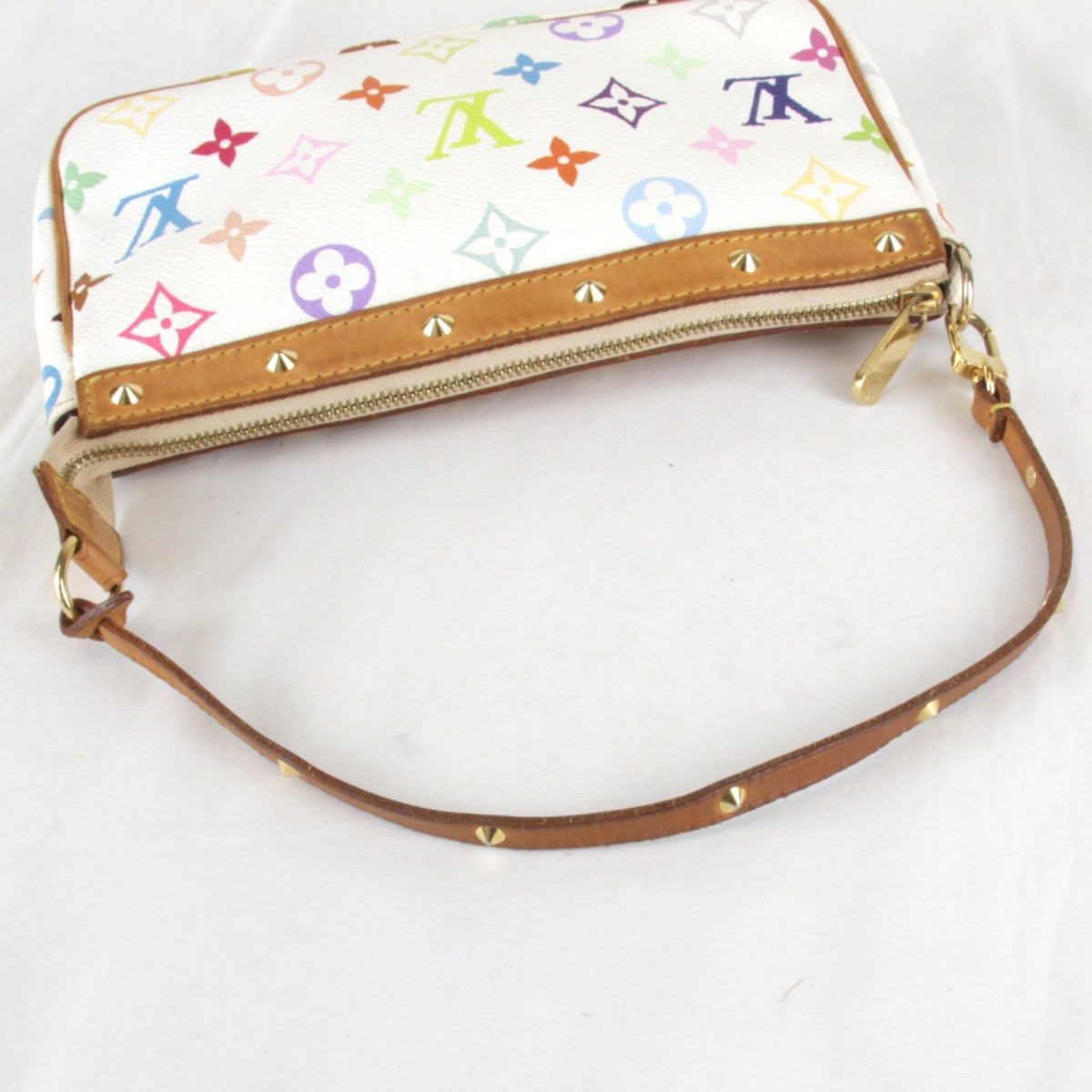 Good quality “USED” LOUIS VUITTON Pochette Accessoires M92649 Accessory pou…