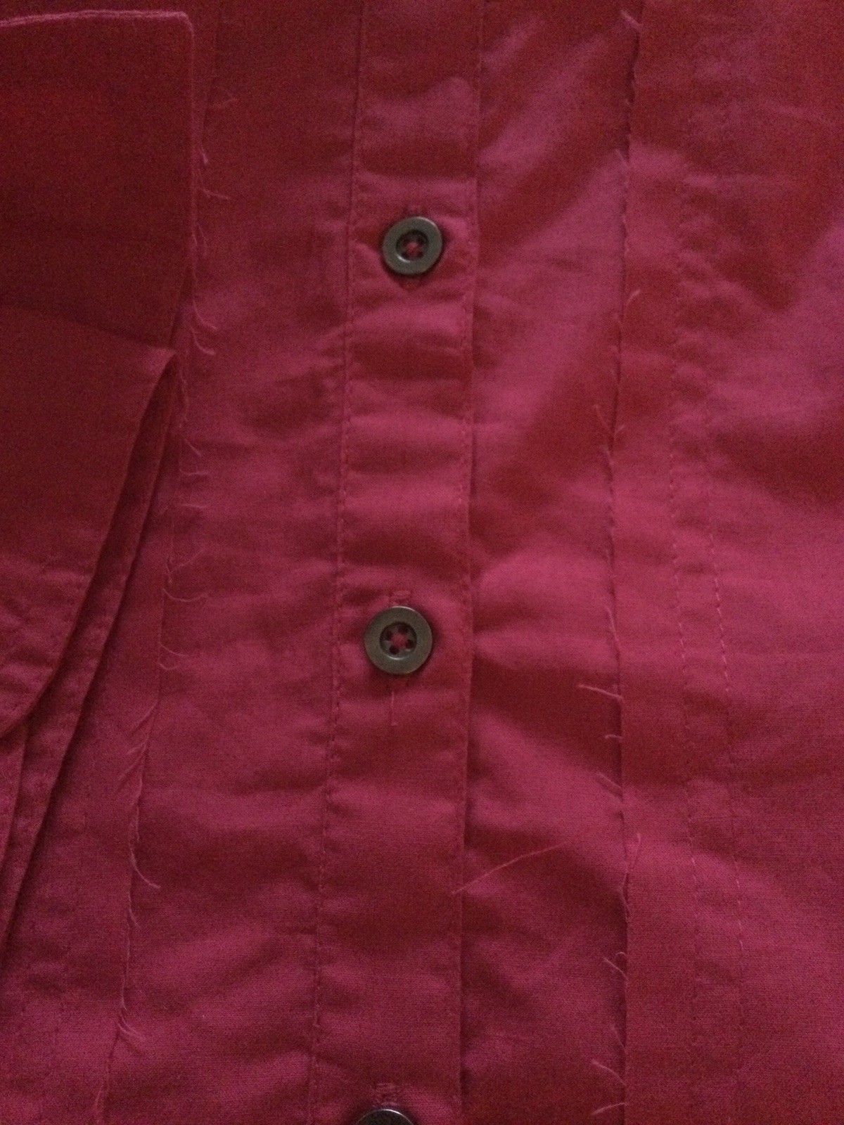 We The Free Pink Remade Button Up Double Cuff Shirt Size Small Unique