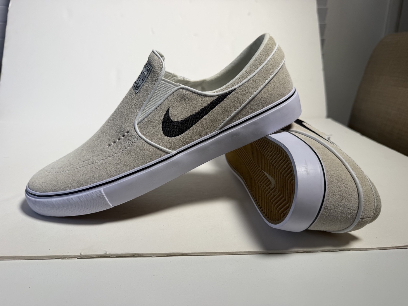 Nike SB Zoom Stefan Janoski Slip ‘Summit White Black Size 11 New