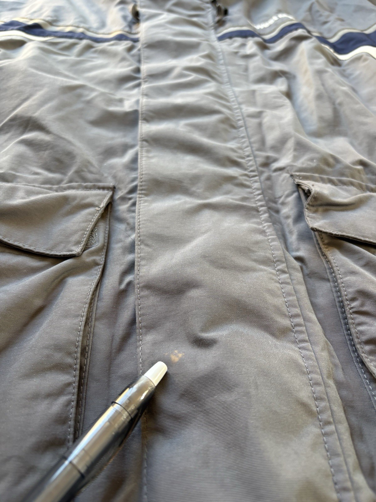 West Marine Third Reef Men’s Sailing Boating Waterproof Jacket Size M Gray