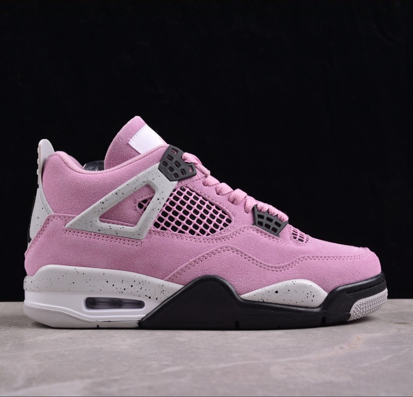 US Size 3-12 Jordan 4 “Orchid” Mid Top Retro Women’s and Men’s Basketball Shoes