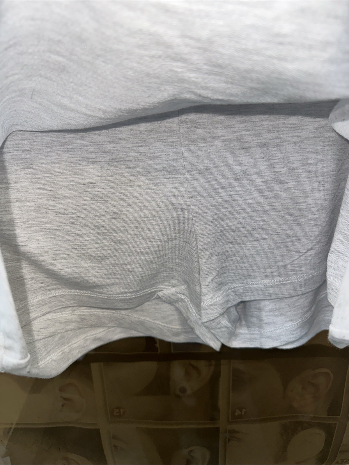 Garage Jupe StretchTerry Micro Skort Spring Grey Large