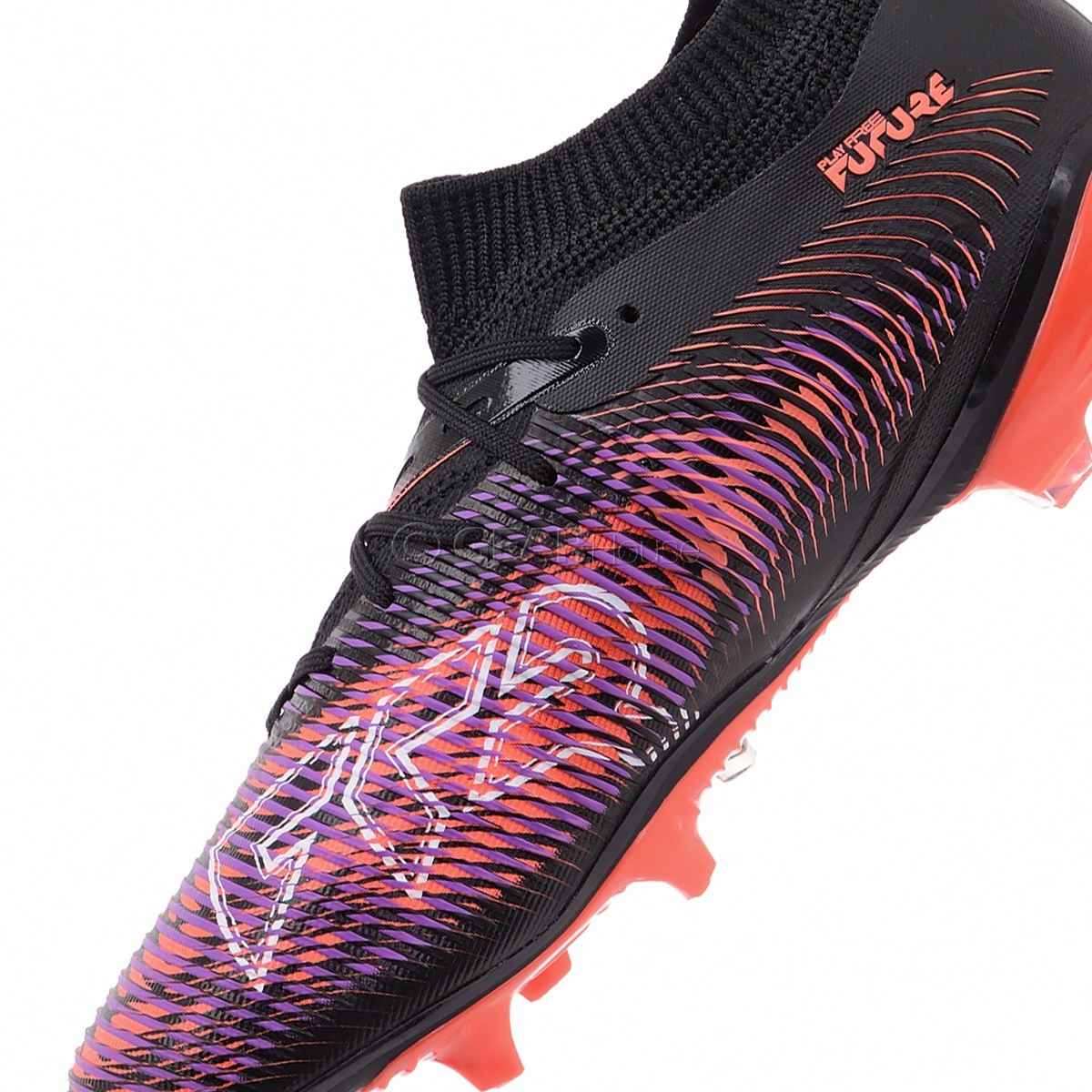 PUMA Future 8 Match FG/AG Womens Soccer Cleats, Black Orange Purple, Pick Size