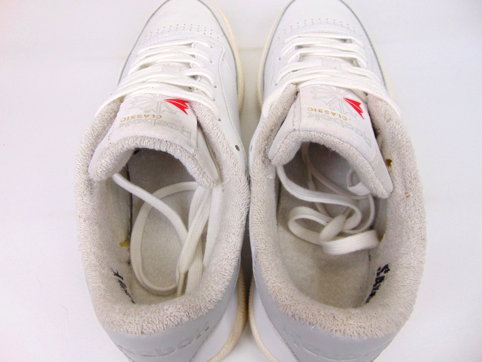 NEW! Reebok Club C 85 Casual Classic Sneakers Men’s Size 9.0 M White Leather