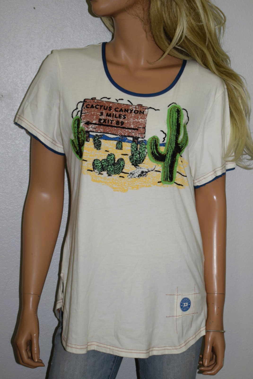 NWT DOUBLE D RANCH Cactus Canyon Top in String Large