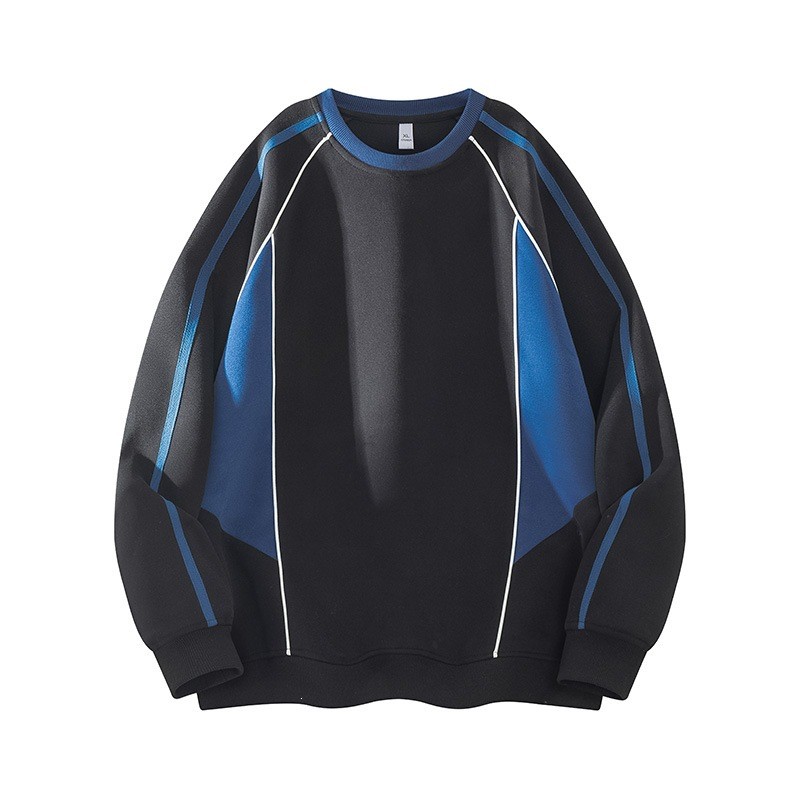 Patchwork Sporty Relaxed-fit Sweatshirt