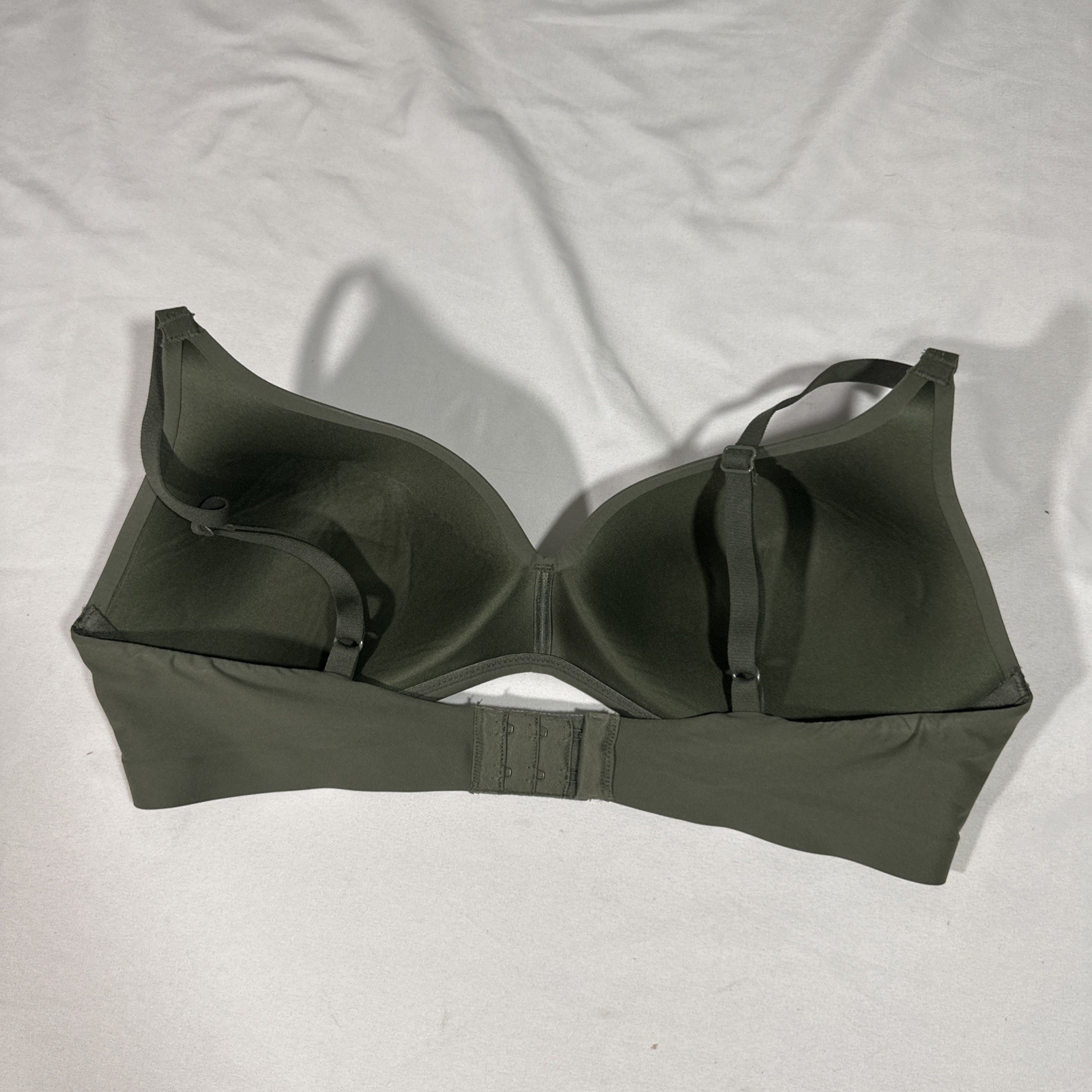 NEW $68 Wacoal [ 36C US ] How Perfect No-Wire Contour Bra in Green #U1785