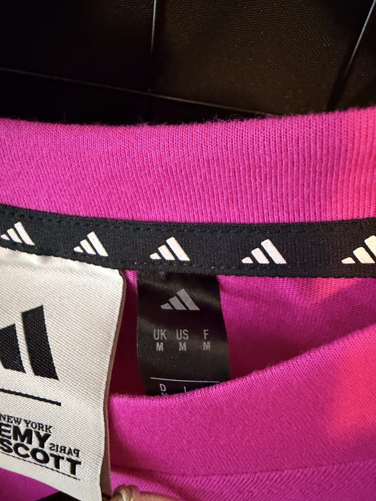 adidas Jeremy Scott Graphic Climacool T-Shirt Pink Men’s Size Medium JL7619