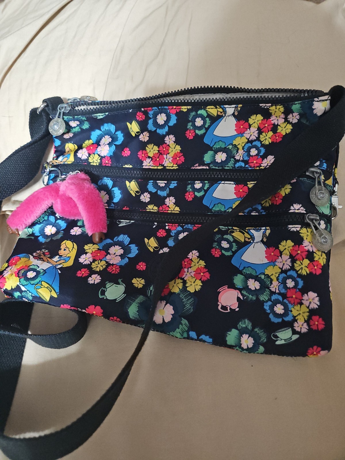 kipling crossbody bag medium ALICE IN WONDERLAND DISNEY