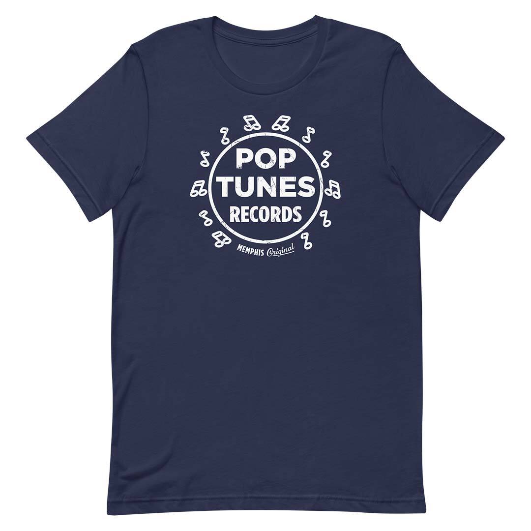 Pop Tunes Record Store Memphis Short-Sleeve Unisex T-Shirt – Retro Music Tees