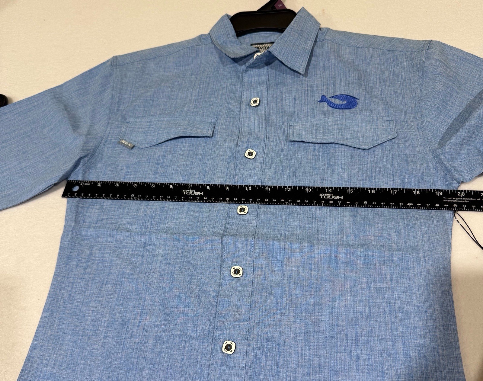 Sm Mojo Sportswear Shirt Mens Button Up Playa Collection Fishing Gear MSRP $65