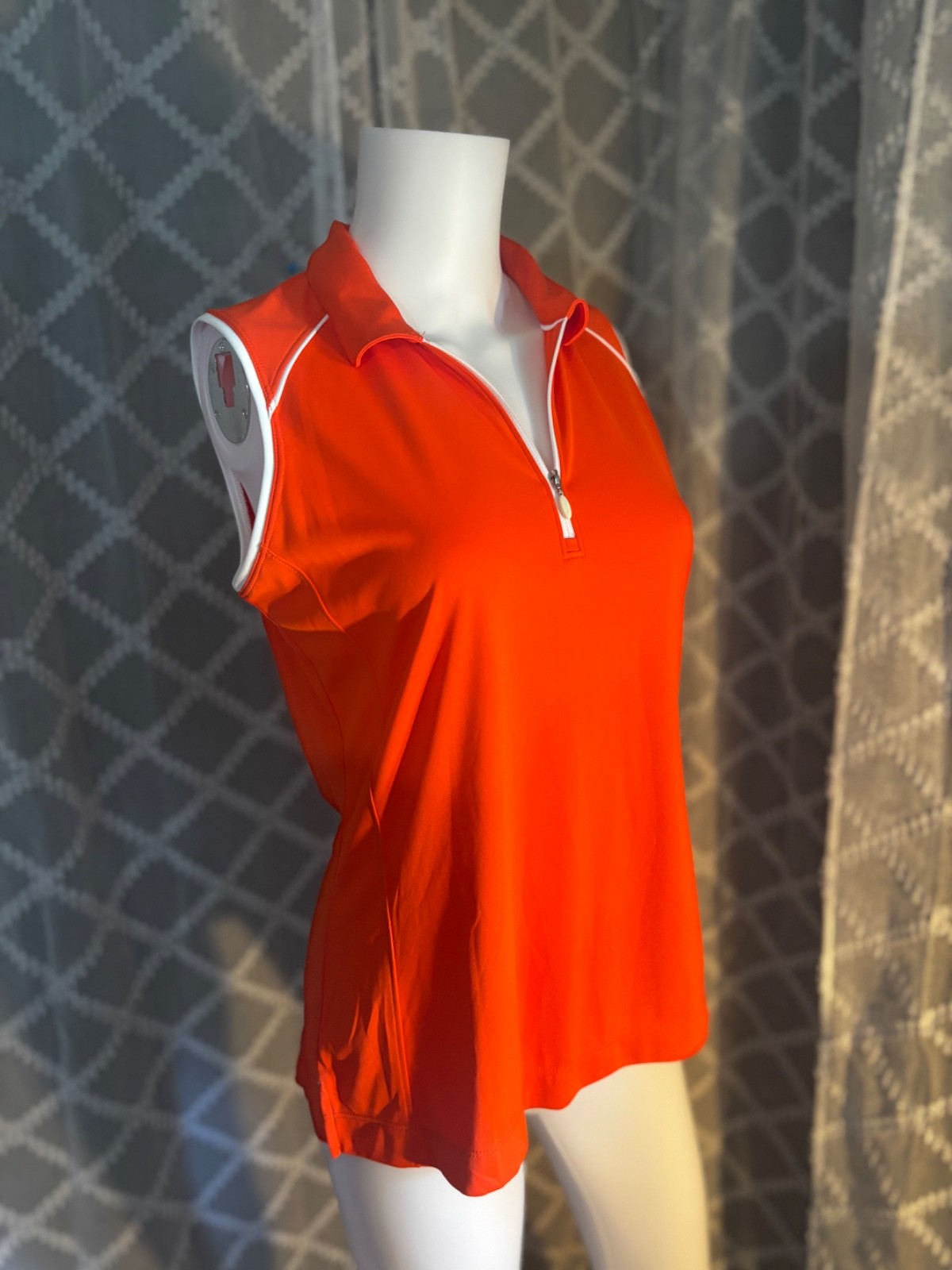 Womens Slazenger Orange Athletic Top M.